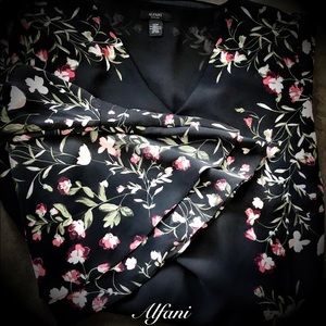 Sale! Lovely Black & Floral Alfani Dress